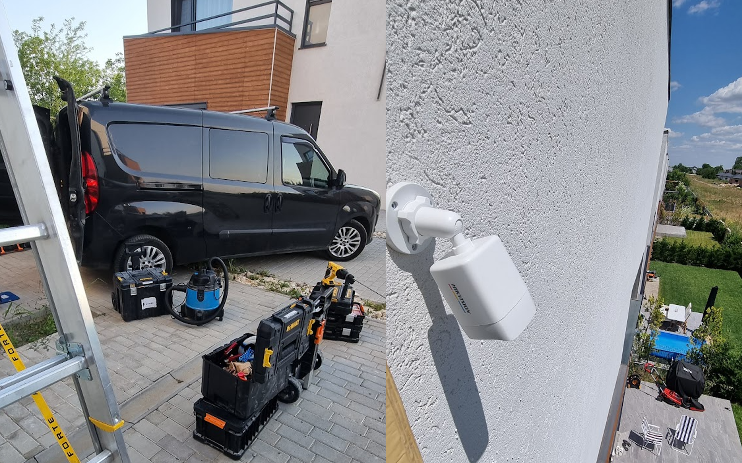 Instalare efracție, CCTV și control acces într-o locuință privată